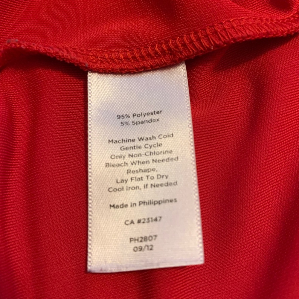 Talbots Red Dress Size S - Picture 6 of 6